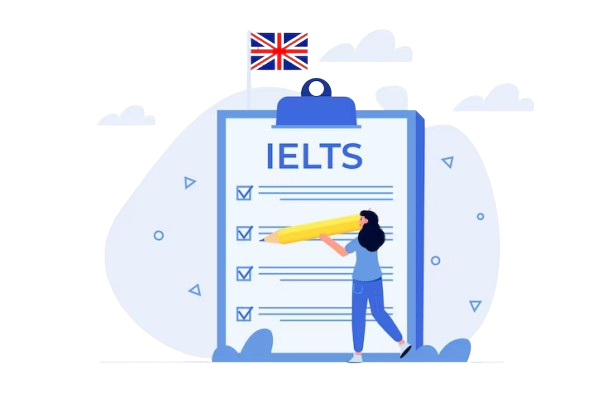 Student preparing for IELTS — checklist practice with feedback